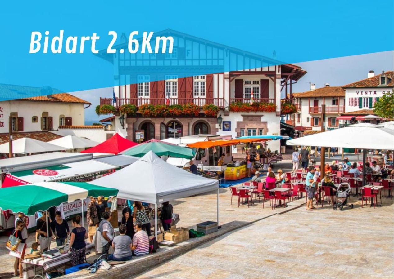 Bidarteko Paradisua Proche Plage, Golf, Parking Exterior photo
